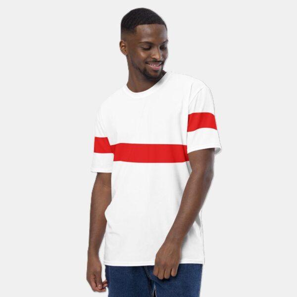 mens-red-mid-stripe-crew-neck-t-shirt