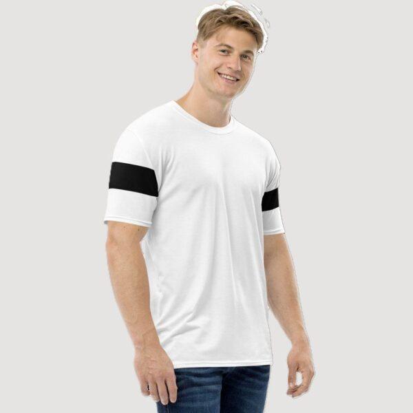 mens-black-stripe-crew-neck-t-shirt