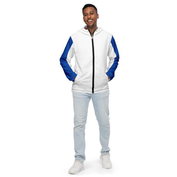 mens-windbreaker-jacket-double-blue-stripe-inner-white-hood