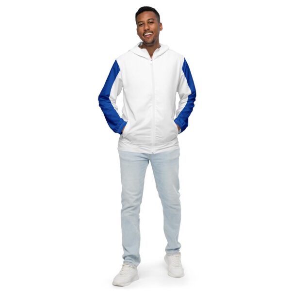 mens-windbreaker-jacket-double-blue-stripe-inner-white-hood