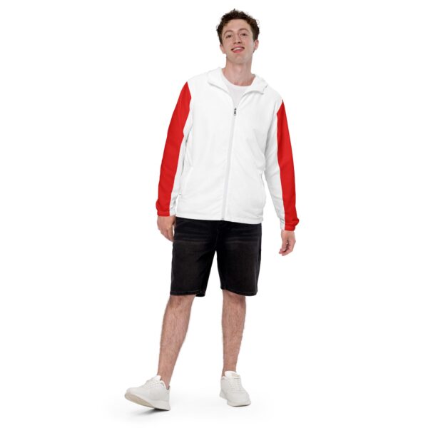 mens-windbreaker-jacket-double-red-stripe-white-hood-white-zip