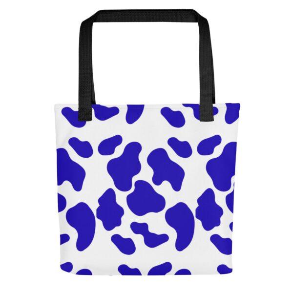 blue-animal-print-polyester-tote-bag