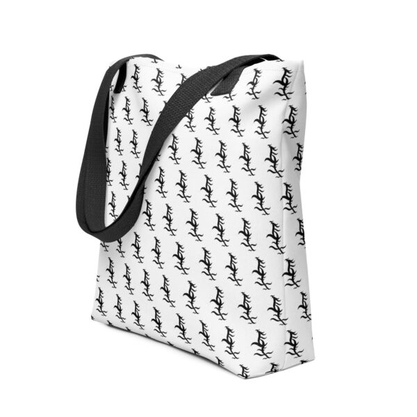 branch-print-polyester-tote-bag