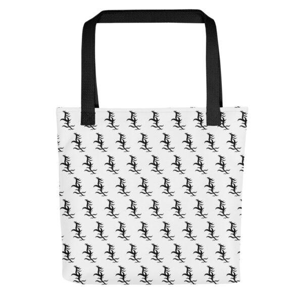 branch-print-polyester-tote-bag