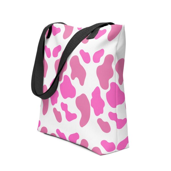 pink-animal-print-polyester-tote-bag