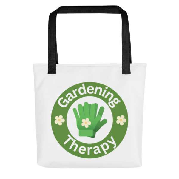 Gardening Therapy Polyester Tote Bag