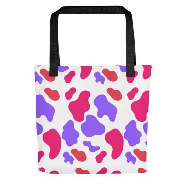 purple-pink-animal-print-polyester-tote-bag