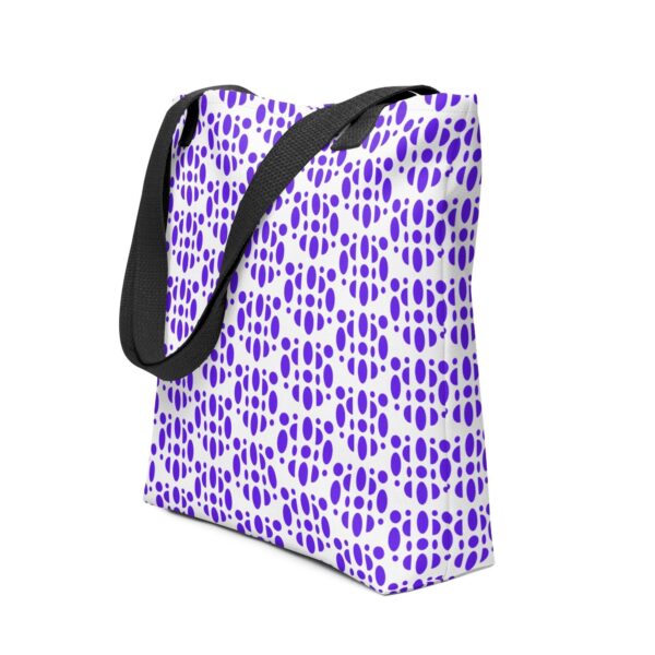 purple-tortoiseshell-polyester-tote-bag