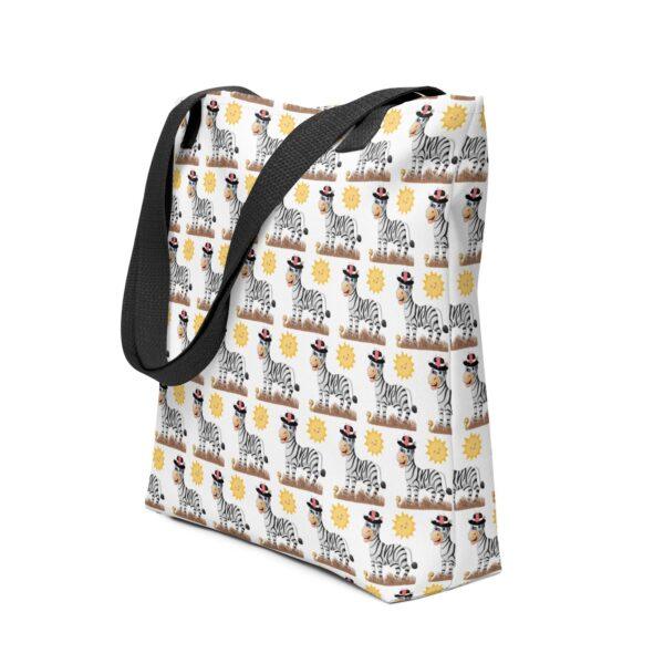 zebra-polyester-tote-bag