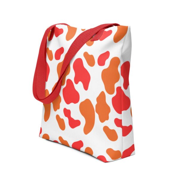 orange-animal-print-polyester-tote-bag