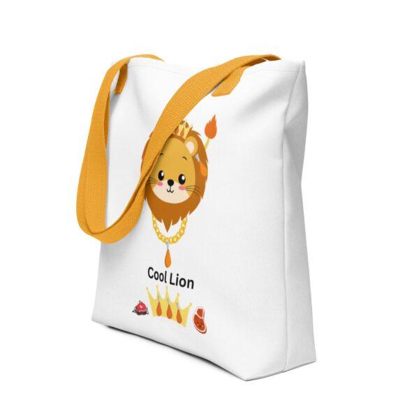 cool-lion-polyester-tote-bag