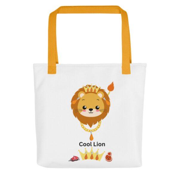 cool-lion-polyester-tote-bag