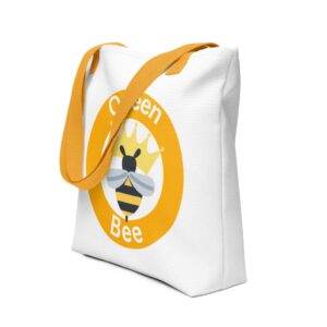 queen-bee-polyester-tote-bag