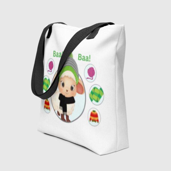 Baa! Baa! Polyester Tote Bag