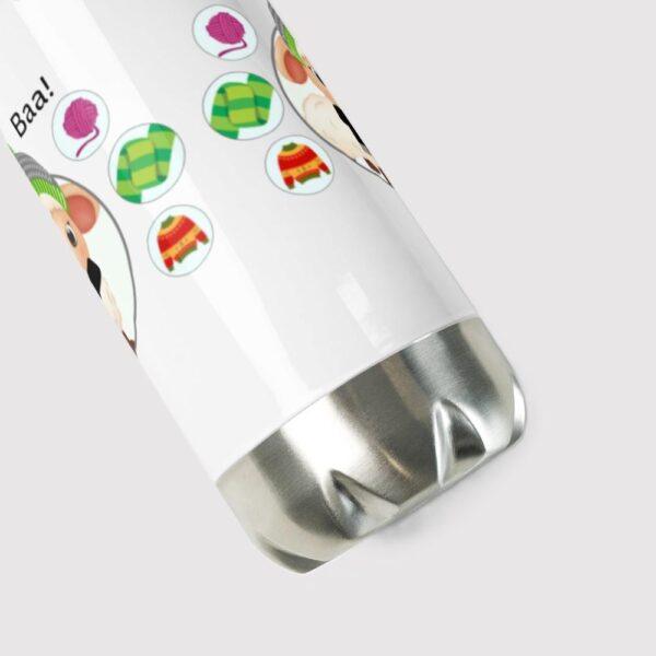 Baa! Baa! Stainless Steel Water Bottle 17oz