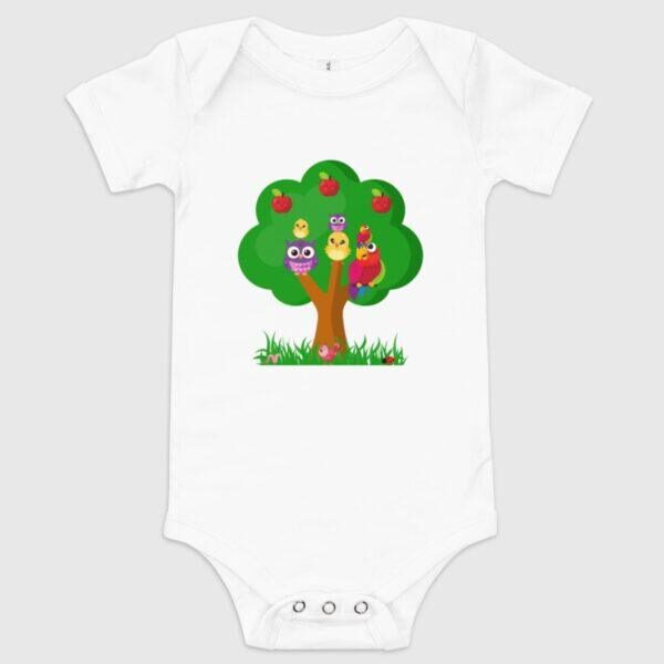 Bird Tree Baby Bodysuit