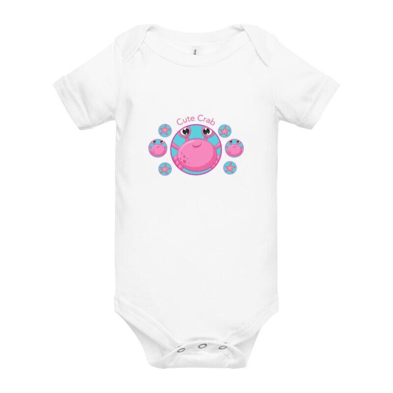 cute-pink-crab-baby-bodysuit