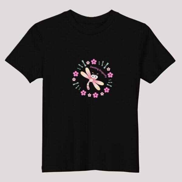 Organic Cotton Dazzling Pink Dragonfly Children's T-shirt