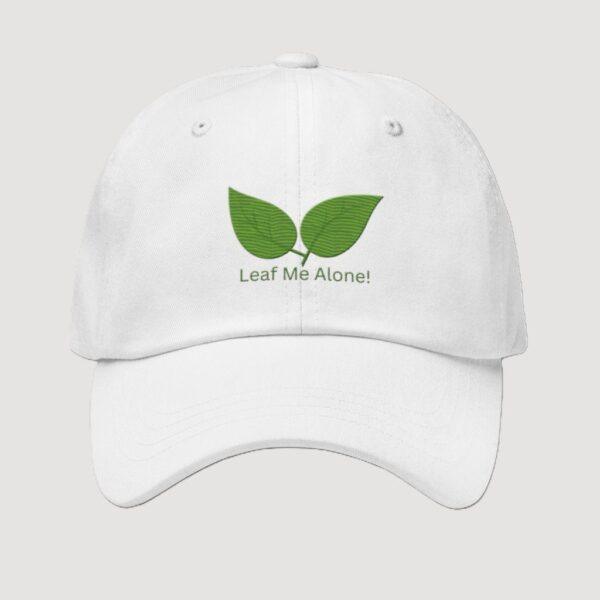 green-leaf-me-alone-white-classic-dad-hat