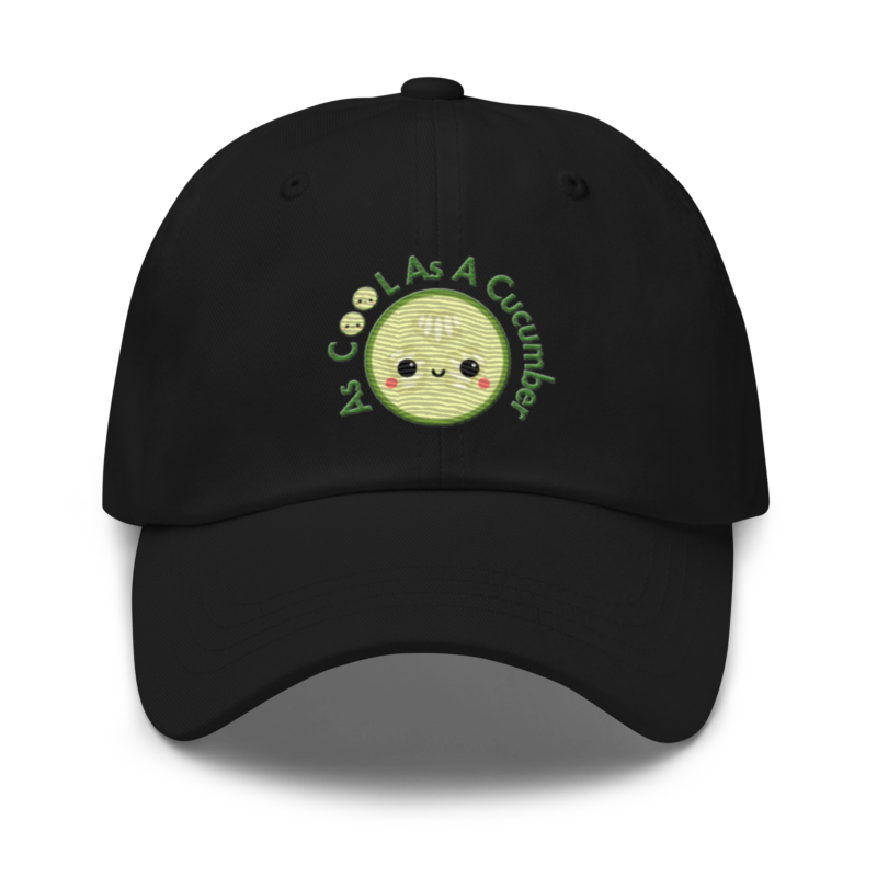 as-cool-as-a-cucumber-dad-hat-black