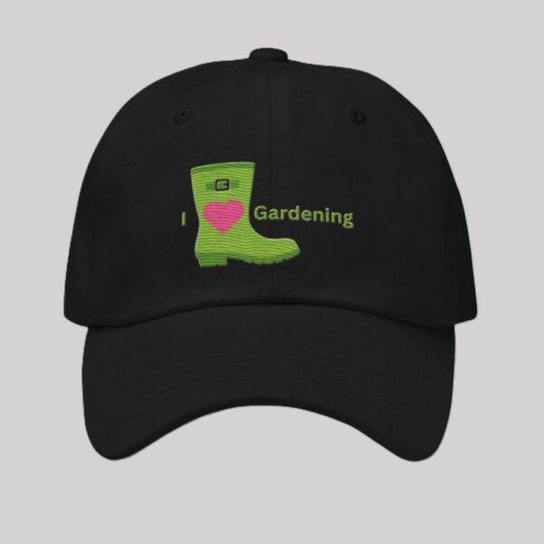 i-love-gardening-black-classic-dad-hat