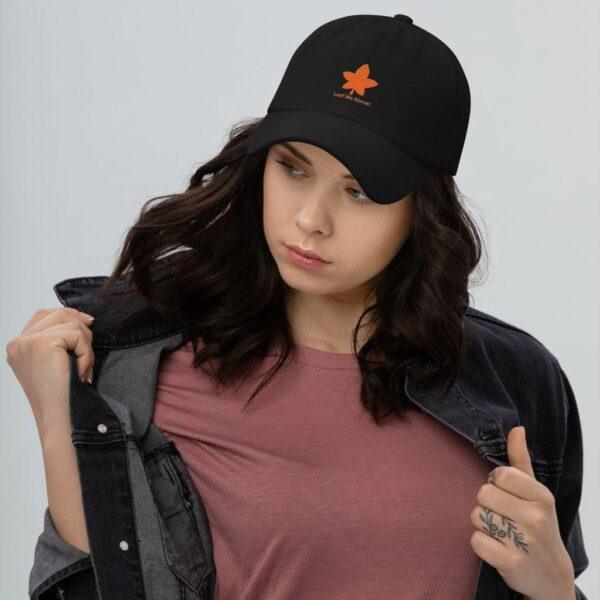 orange-leaf-me-alone-black-classic-dad-hat