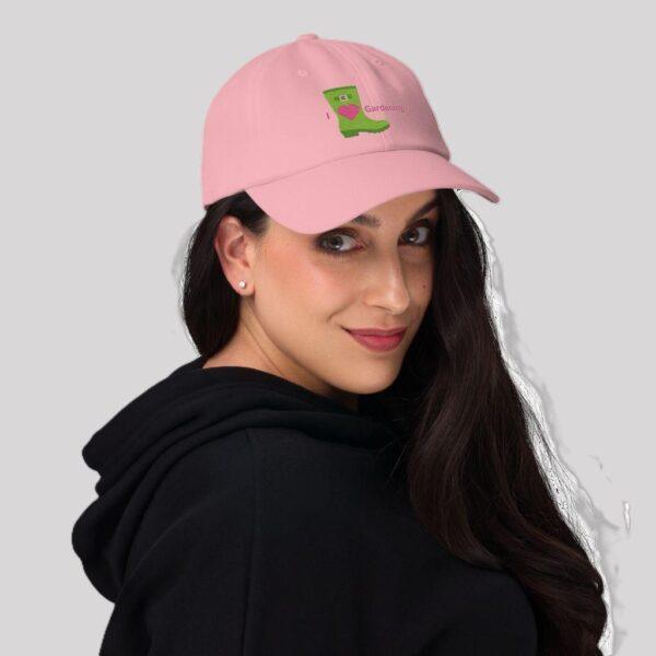 i-love-gardening-pink-classic-dad-hat