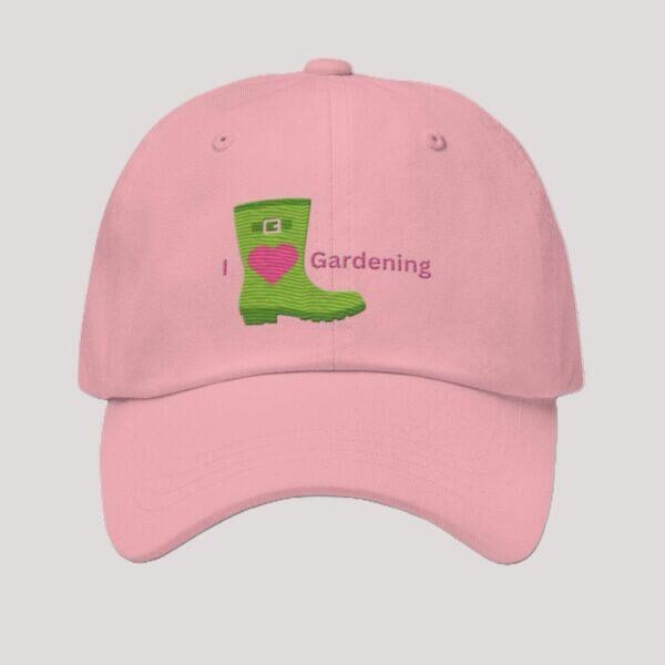 i-love-gardening-pink-classic-dad-hat