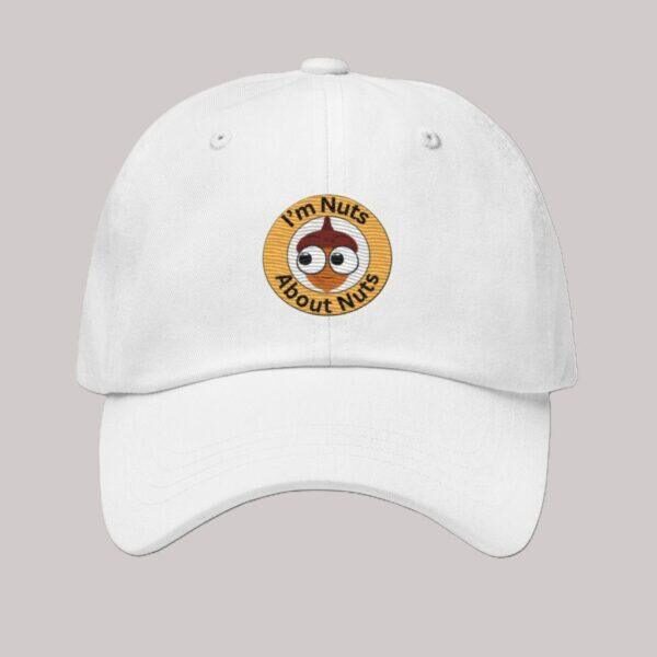 im-nuts-about-nuts-classic-dad-hat-white