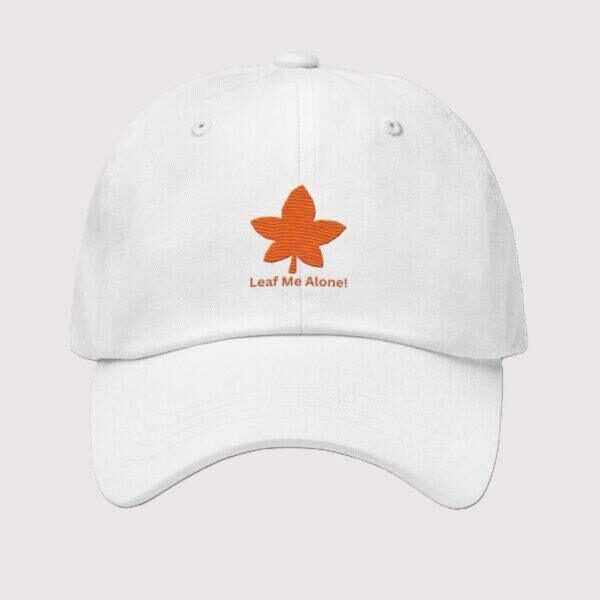 orange-leaf-me-alone-white-classic-dad-hat