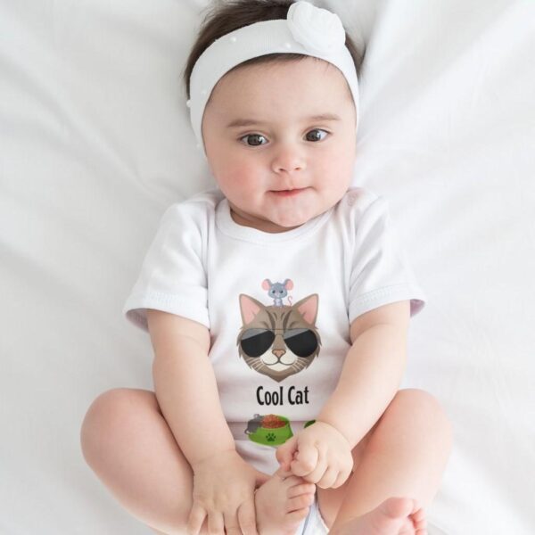 Cool Cat Baby Bodysuit