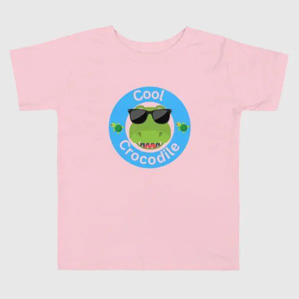 Cool Crocodile Toddler T-Shirt - Image 2