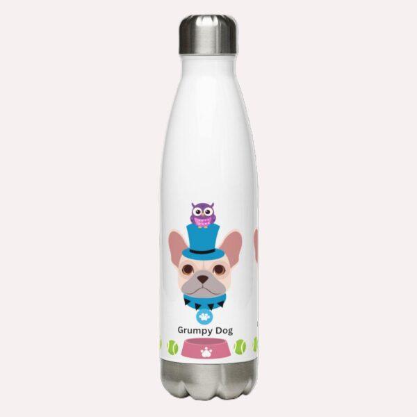 Grumpy Dog Stainless Steel Water Bottle 17oz