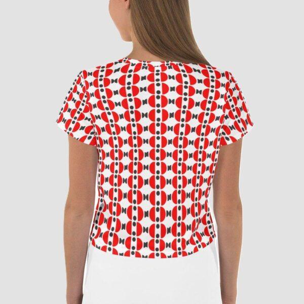 Women's Ladybird Print Crop Top