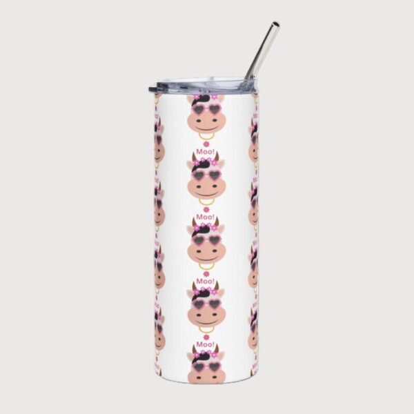 Moo! Stainless Steel Drinks Tumbler 20oz