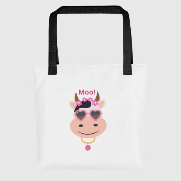 Moo! Polyester Tote Bag