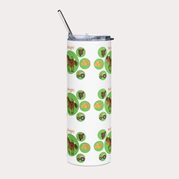 Neigh! Stainless Steel Drinks Tumbler 20oz