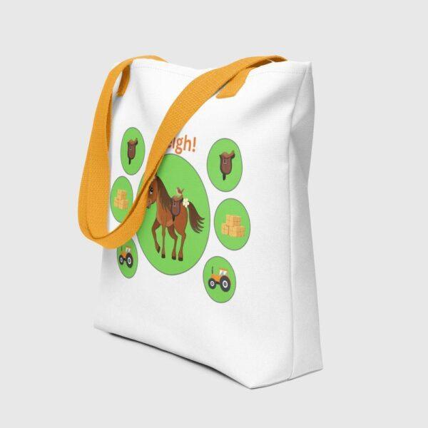 Neigh! Polyester Tote bag