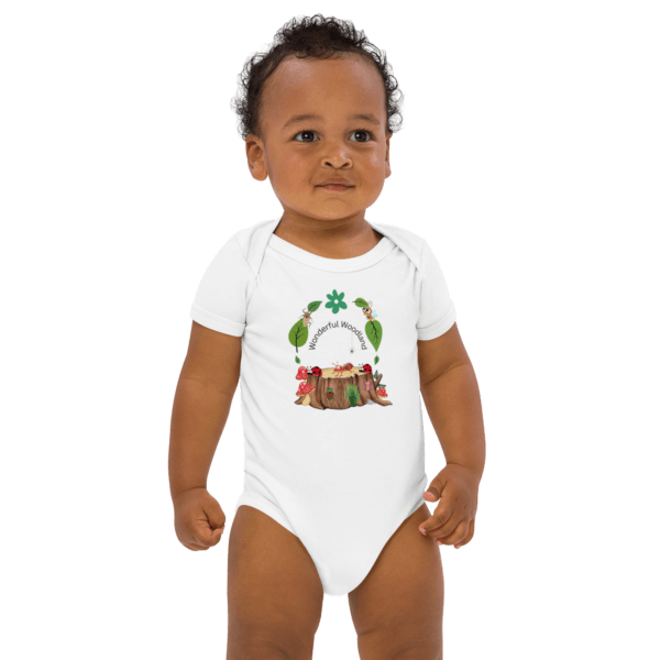 Organic Cotton Wonderful Woodland Baby Bodysuit