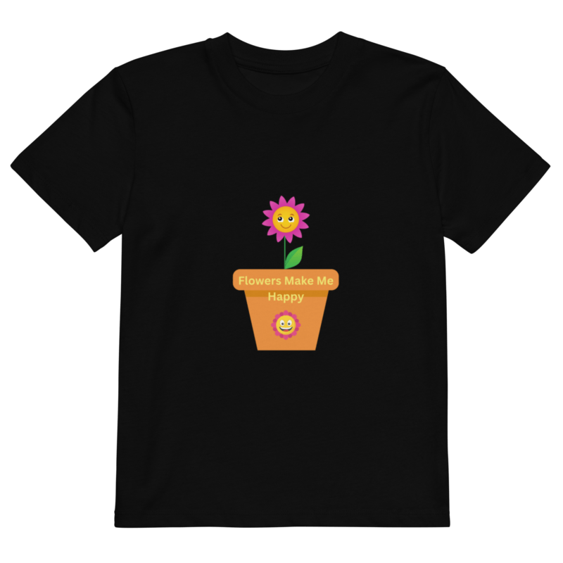 flowers-make-me-happy-childrens-eco-t-shirt