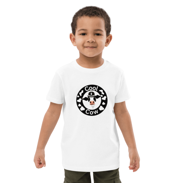 Organic Cotton Cool Cow Children's T-shirt