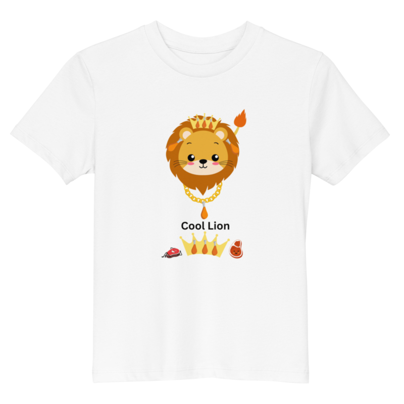 cool-lion-organic-cotton-childrens-t-shirt