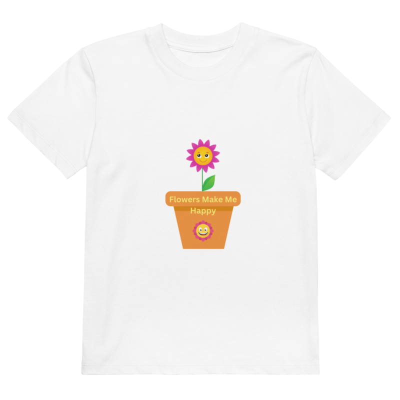 flowers-make-me-happy-childrens-eco-t-shirt