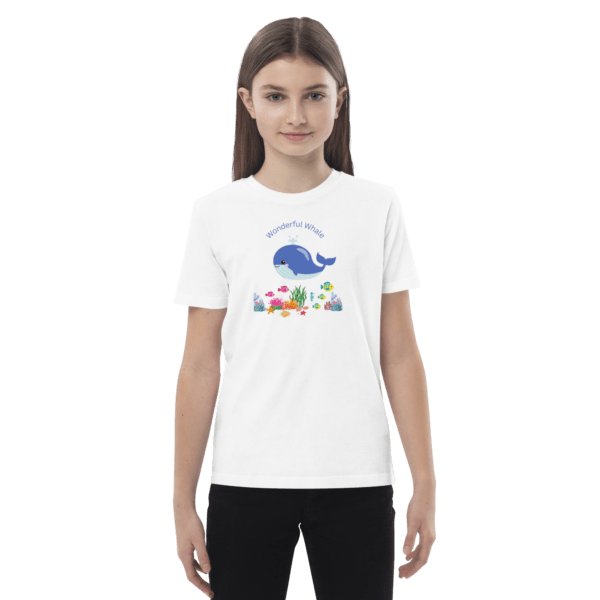 Organic Cotton Wonderful Whale Children's T-shirt