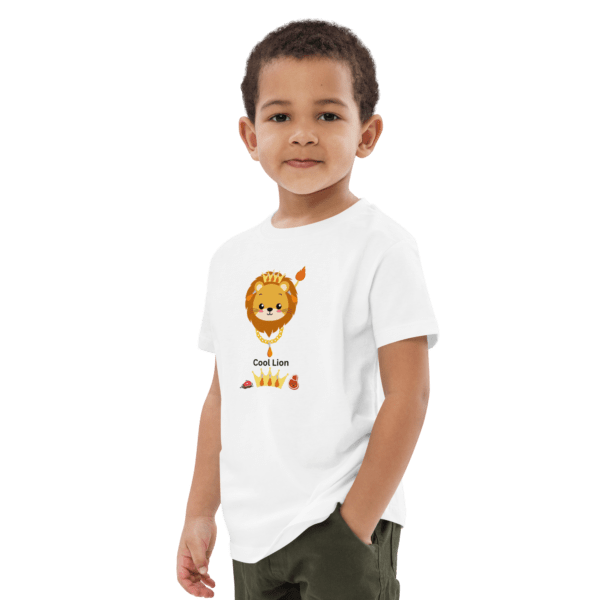 Organic Cotton Cool Lion Children's T-shirt