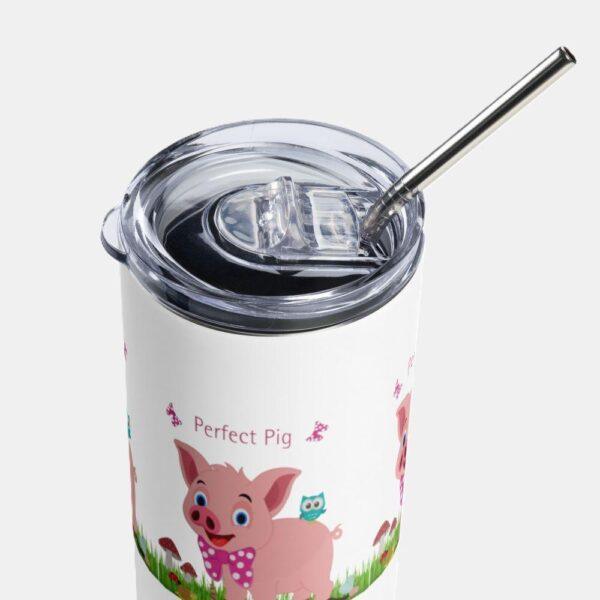 Perfect Pig Stainless Steel Drinks Tumbler 20oz