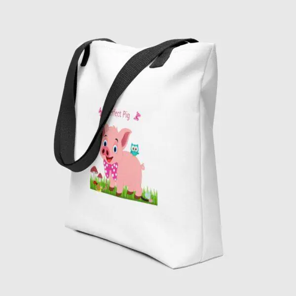 Perfect Pig Polyester Tote Bag