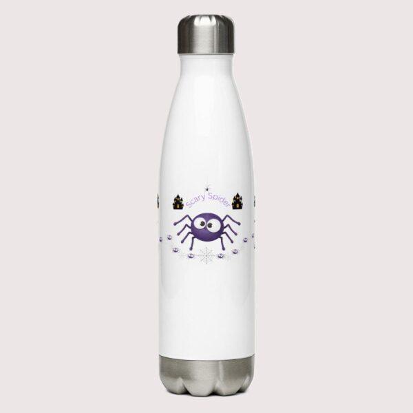 Scary Spider Stainless Steel Water Bottle 17oz