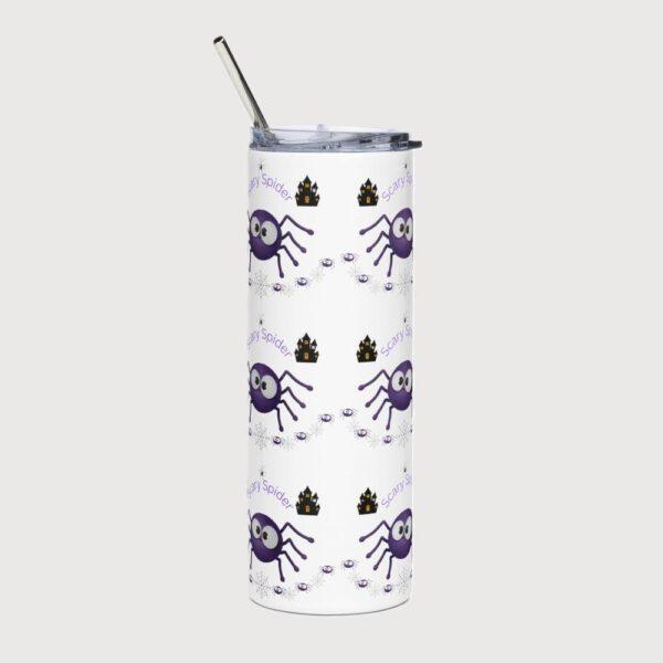 Scary Spider Stainless Steel Drinks Tumbler 20oz