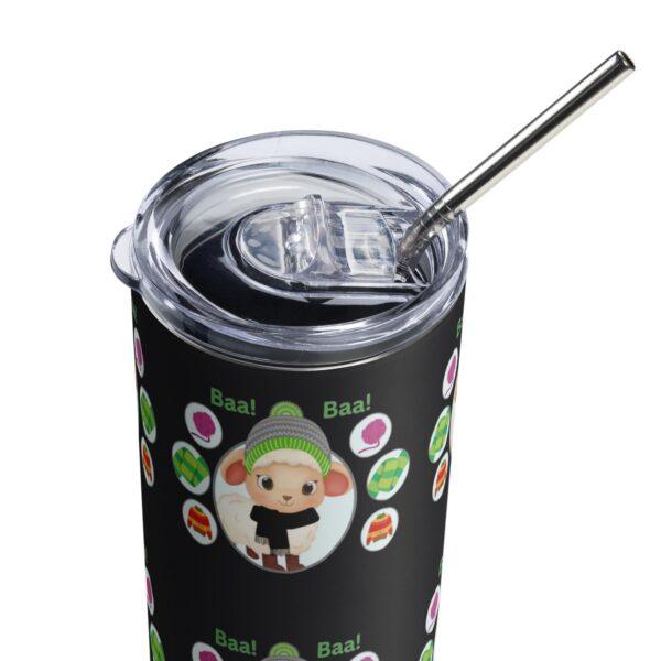 Baa! Baa! Stainless Steel Drinks Tumbler 20oz - Image 5